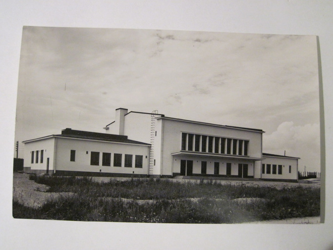 Postikortin Alkup.Mallikappale Pori 1930-l Rautatie Asema