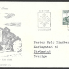 FDC 1961 Yleismerkki Turun linna 125 mk Lape 533 JF kuori - pikkukuva 1