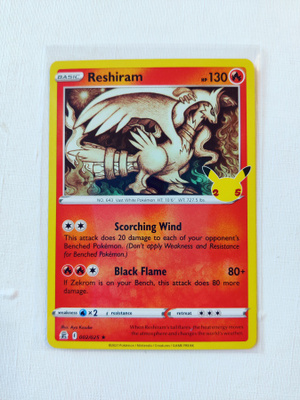 Reshiram Holo Rare