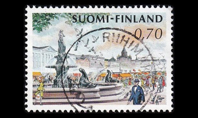 716 o Kauppatori 0,70 mk Riihimäki (1973)