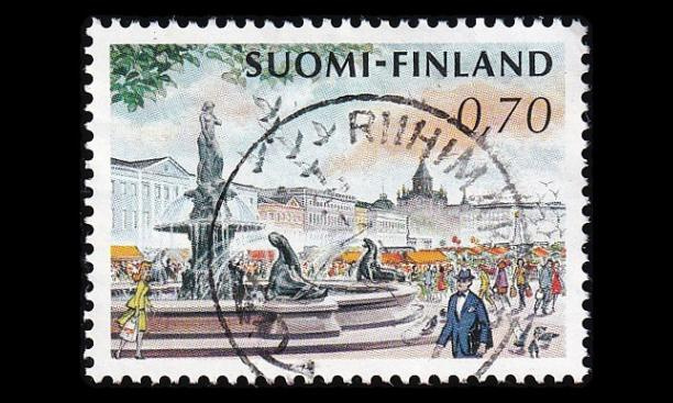 716 o Kauppatori 0,70 mk Riihimäki (1973)