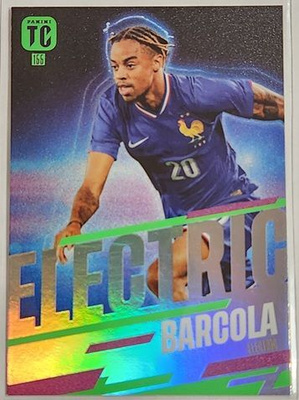 Bradley Barcola jalkapallokortti Panini TC 2025