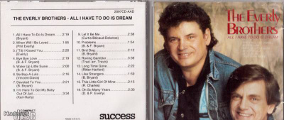 The Everly Brothers All I have to do is Dream