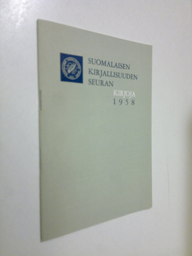 Suomalaisen kirjallisuuden seuran kirjoja 1958