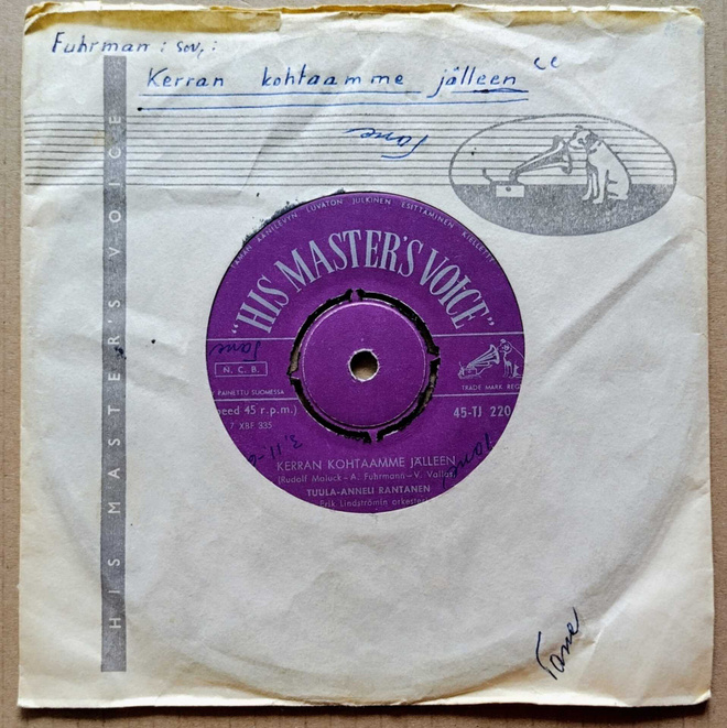 TUULA-ANNELI RANTANEN Kerran Kohtaamme Jälleen 7” 1961 ei KK