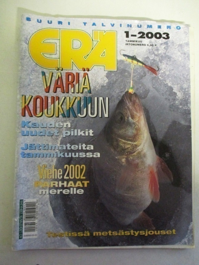 Erä ja kalastuslehtiä 1,00€ kpl