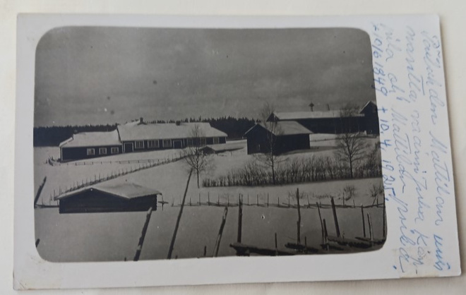 Orivesi, Päilahti, Mattilan uusi navetta, vkpk p. 1917