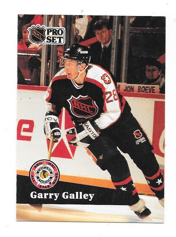 1991-92 ProSet #298 Garry Galley  Boston Bruins