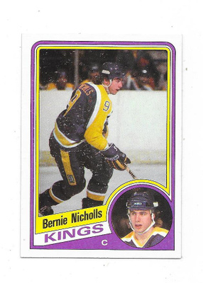 1984-85 Topps #67 Bernie Nicholls , Los Angeles Kings
