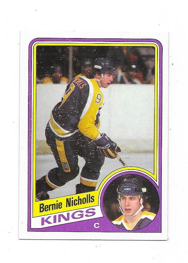 1984-85 Topps #67 Bernie Nicholls , Los Angeles Kings
