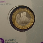 Suomi 2015 Siili 5 € Maakuntien eläimet Uusimaa PROOF - pikkukuva 3
