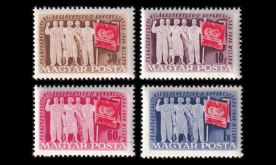 Unkari 1041-4 * Ammattiyhdistysten maailmankongressi (1949)