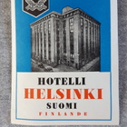 Matkalaukkumerkki tai hotellimerkki, Hotelli Helsinki - pikkukuva 2