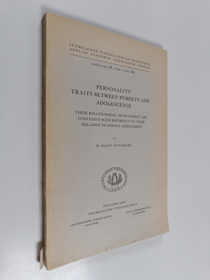 R. Olavi Viitamäki : Personality Traits Between Puberty a...