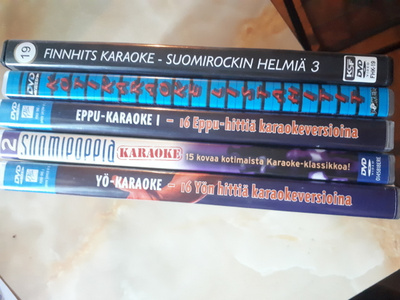 Yö ym karaoke dvd levyjä