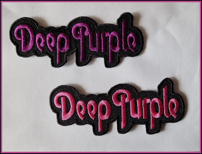 2 kpl DEEP PURPLE kangasmerkkejä