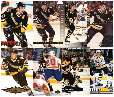8 x RON FRANCIS Pittsburgh Penguins