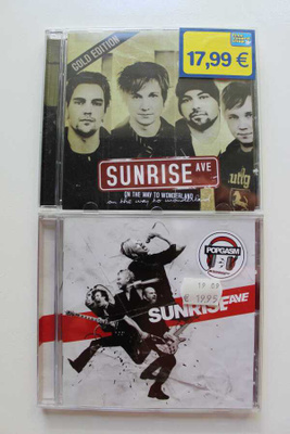 SUNRISE AVENUE CD -levyjä 2 kpl