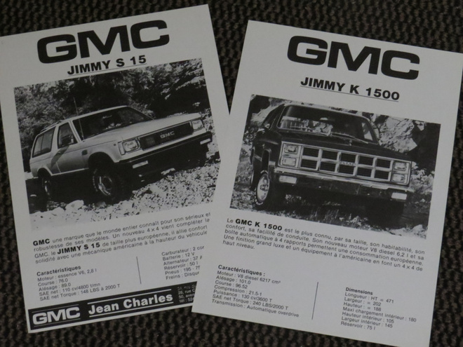 1982 GMC Jimmy K / S 1500 4x4 esite - KUIN UUSI