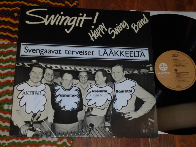 HAPPY SWING BAND - Swingit! - LP 1981 PROMO jazz EX
