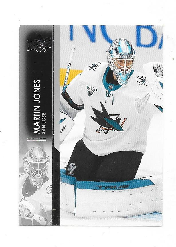 2021-22 Upper Deck #150 Martin Jones San Jose Sharks MV