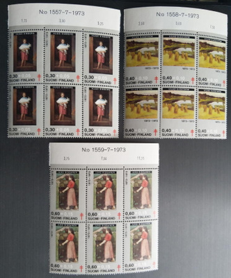 Tub -merkkien kuusilosarja 1973, postituore