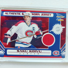 Saku Koivu - 2004 Prism Red Game-Worn Jersey /75 - pikkukuva 1