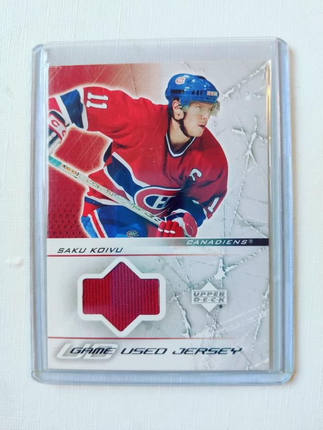 Saku Koivu - 03-04 UD Game-Used Jersey