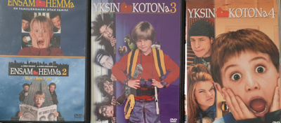 Yksin kotona 1- 4 DVD