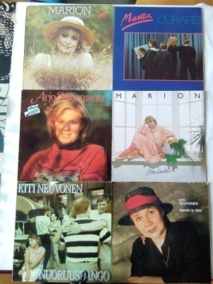 Suomalaisia naissolistien LP:tä 1970-1990 luvuilta