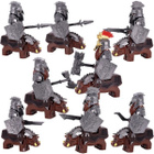 LOTR lego Dwarf Boar  mounts x8  - HEAD HUNTER STORE. - pikkukuva 1