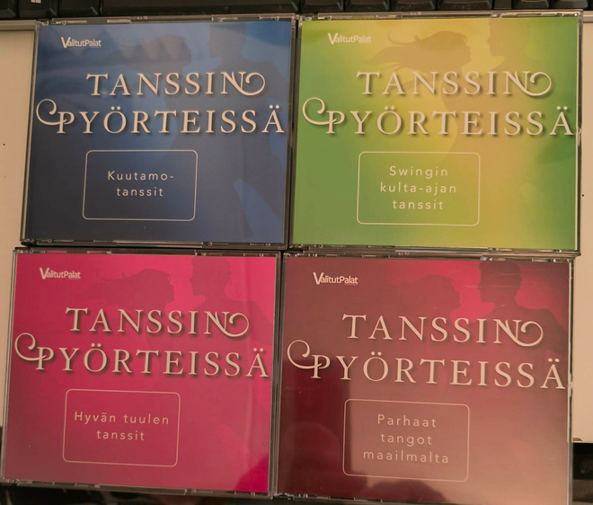 TANSSIN PYÖRTEISSÄ (valitut palat) 9 kpl cd-box