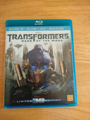 Transformers Dark of the moon 3D blu-ray