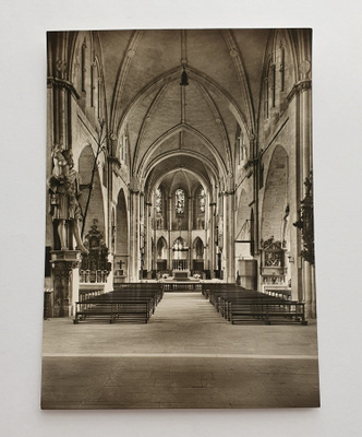 Münster - Dom - vanha saksalainen postikortti 