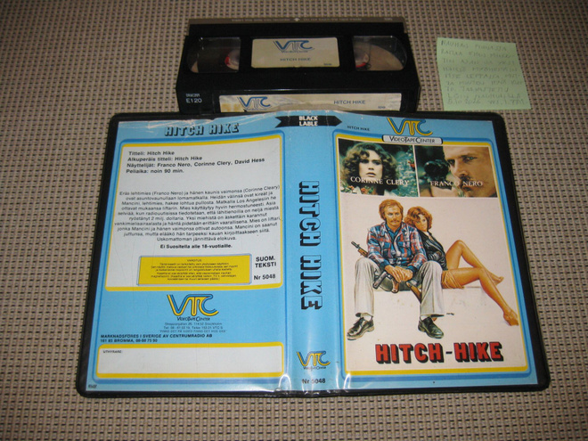 Hitch-Hike-VHS (FIx, VTC VideoTapeCenter, Franco Nero, 1977)