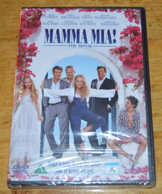 Mamma Mia! – DVD (uusi, avaamaton)