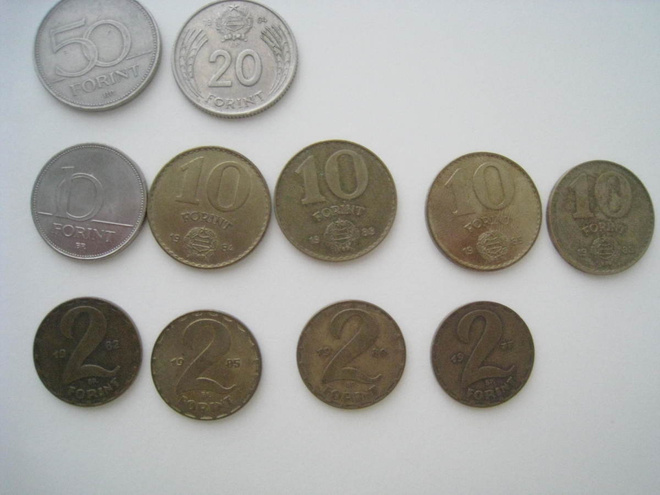 Unkari forint  forintti 11 kolikkoa   György Dózsa
