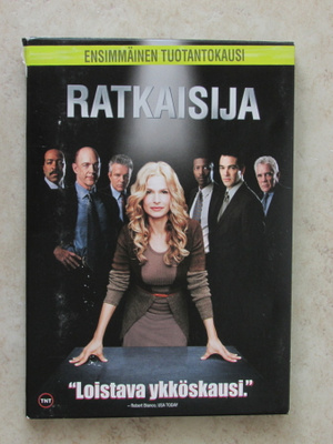 Ratkaisija, kausi 1, 4 x DVD.
