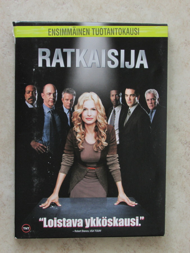 Ratkaisija, kausi 1, 4 x DVD.