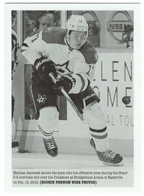15-16 UD Portfolio #310 Rookie Wire Photos Mattias Jänmark