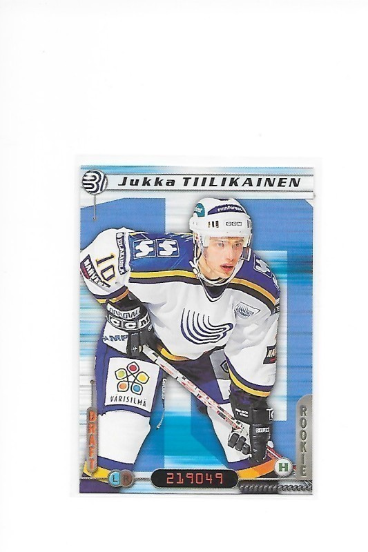 2000-01 CardSet #247 Jukka Tiilikainen Espoo Blues