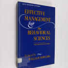 Effective management and the behavioral sciences : conver... - pikkukuva 1