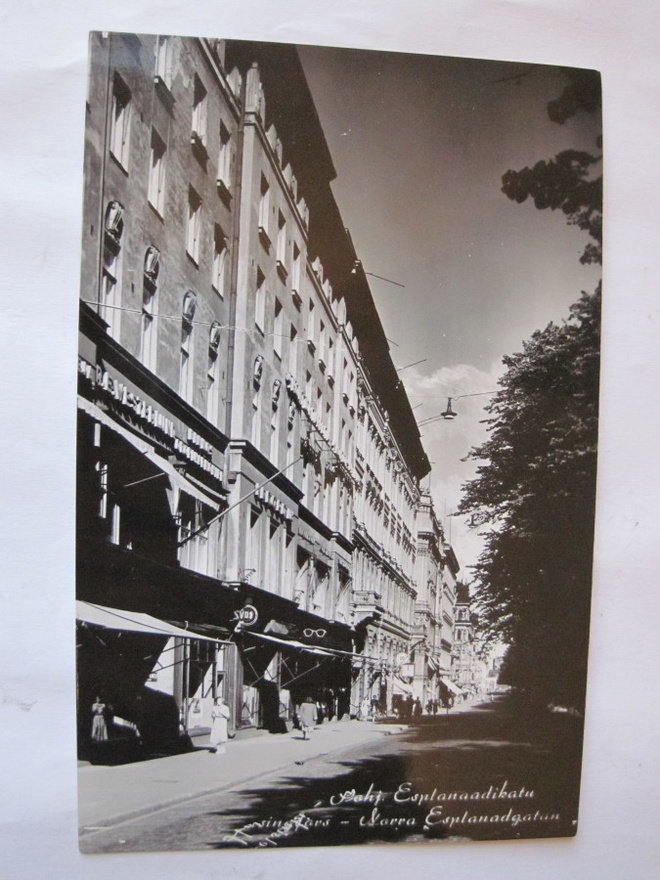 VANHA Postikortin Alkup.Mallikappale Helsinki 1950-luku