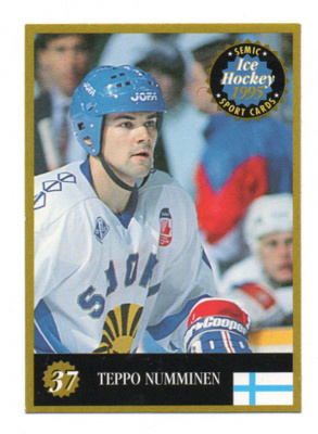 Jääkiekko ICE HOCKEY n:o 37 TEPPO NUMMINEN