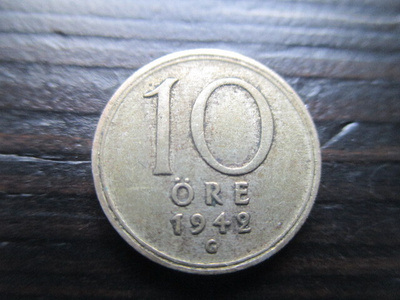 Ruotsi 10 öre 1942