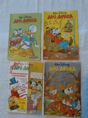 Aku Ankka 1987: / 39 / 41 / 42 / 43 / 4 kpl Hyvät
