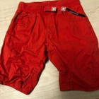 Villervalla punaiset caprishortsit koossa 98cm. - pikkukuva 1