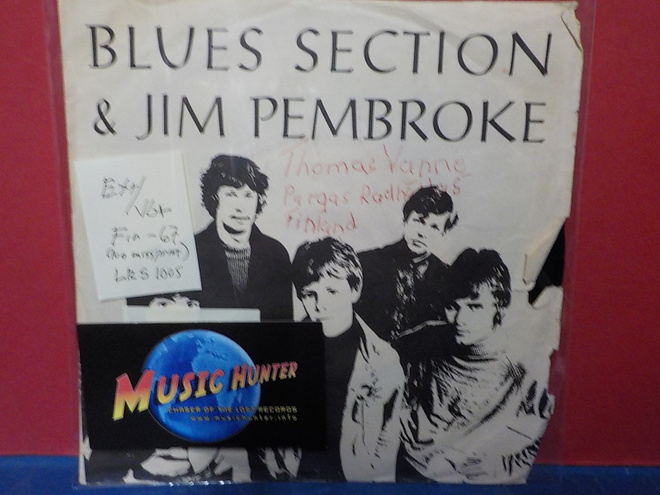 BLUES SECTION.. - CALL ME.. FIN -67 EX+/VG+ 7" SINGLE
