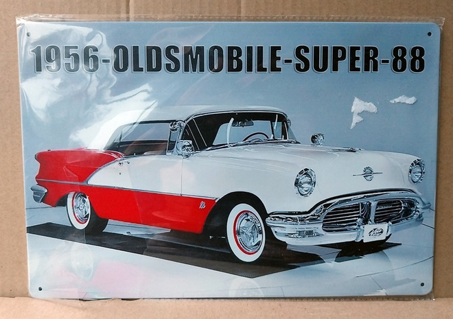 OLDSMOBILE SUPER 88 1956 mainos metallia