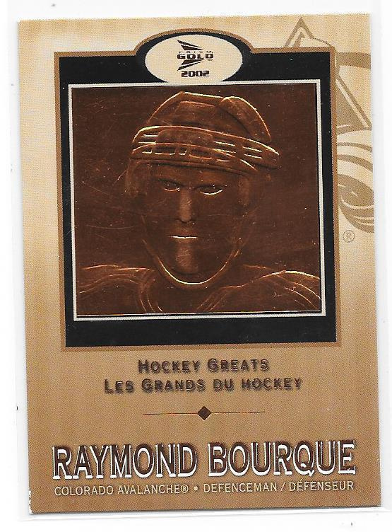 2001-02 McDonald`s Hockey Greats #1 Ray Bourque Colorado